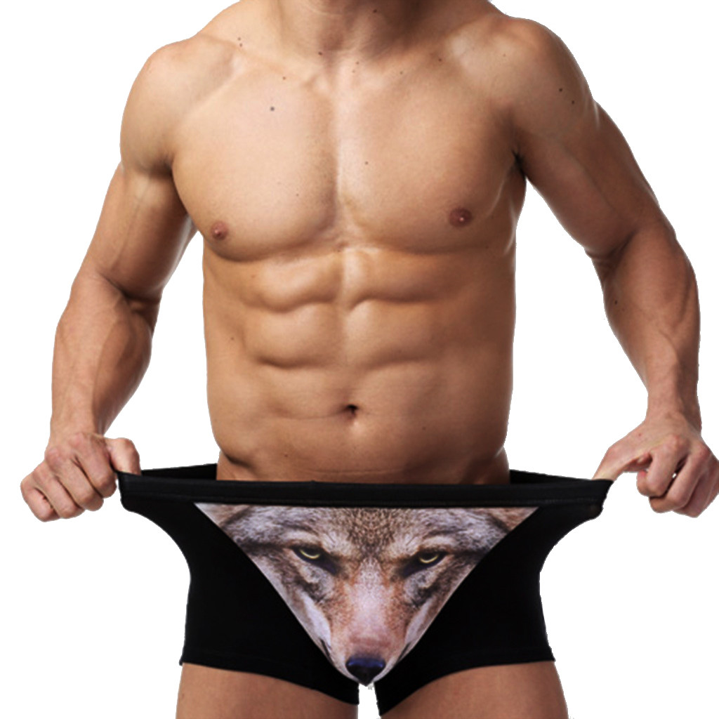 HOT-Cotton-Wolf-Underwear-Men-Boxer-Cartoon-3D-Panties-Penis-Pouch-Male-Underpants-Sheer-Men-s