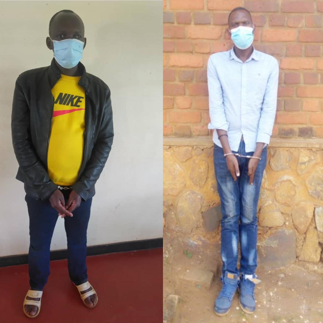 Abagitifu 2 bo muri Gicumbi na Rulindo batawe muri yombi bari mu kabari barimo kunywa ibyuma, Mudugudu we ayabangira ingata
