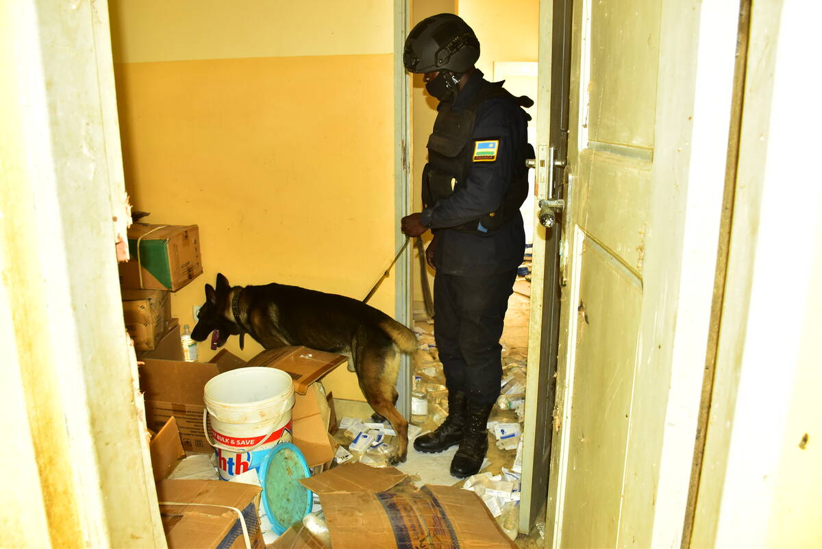 Polisi y’u Rwanda iri gutanga akazi ku bakozi bakorera isuku y’imbwa zicunga umutekano