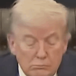 Perezida Trump yagaragaye asinziriye mu kiganiro cyabereye muri White House