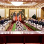 Abarinda Perezida Xi Jiping bakozanyijeho n’abarinda Perezida Trump
